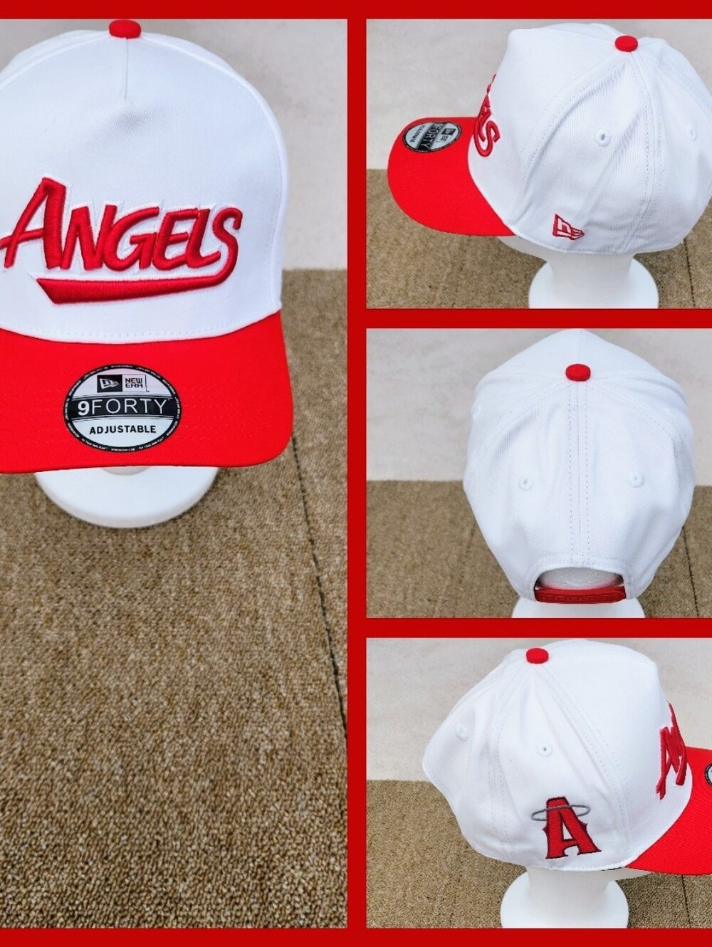ANAHEIM ANGELS MLB BASEBALL SNAPBACK HAT.